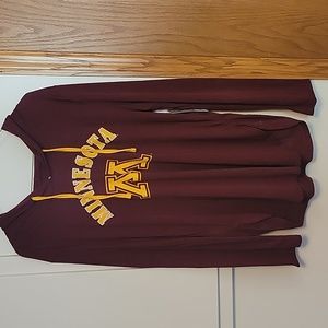 Minnesota Gophers tshirt tunic